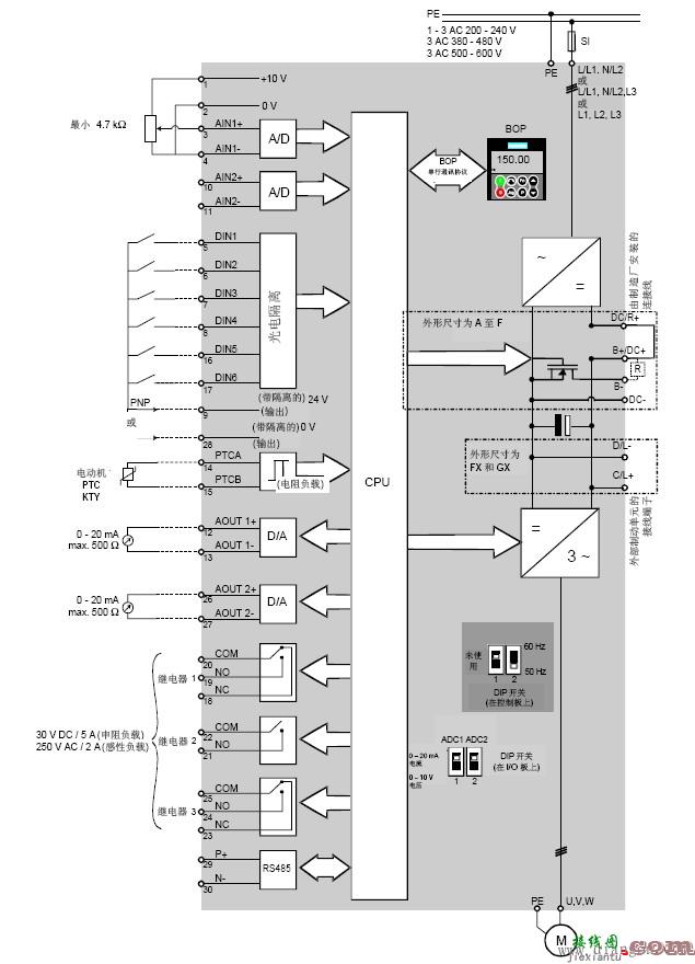 电涌保护器接线图  第4张