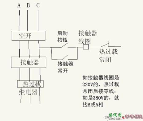 热过载继电器接线图_热继电器实物接线图  第2张