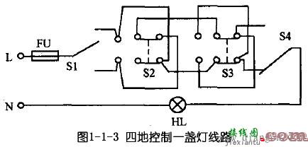 两地控制一盏灯_三地控制一盏灯_四地控制一盏灯_五地控制一盏灯接线图  第3张