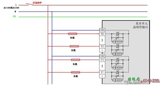 三菱FX3UPLC输出接线  第6张