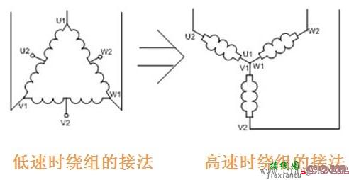 双速电动机接线图分析  第2张