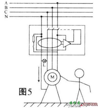 漏电保护器的错误接线种类及其后果分析  第5张