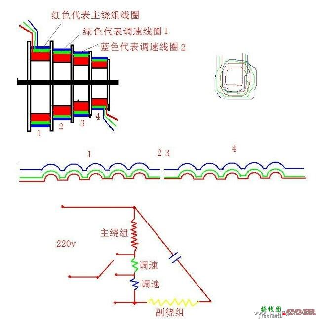 单相电机接线_ 单相电机正反转接线图_单相电机电容接线图_单相电机倒顺开关接线图  第7张