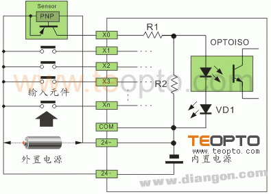 PLC与接近及光电开关的接线方法  第5张