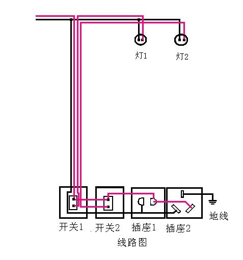 开关接线图_单控开关接线图实物图_带插座开关接线图实物图  第14张