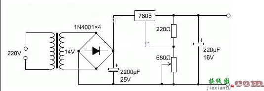 7805稳压器电路图  第2张