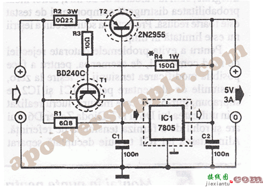 7805稳压器电路图  第1张