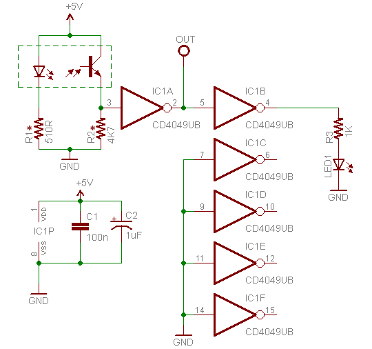 5VDC 操作的典型接线图  第5张