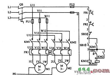 三相异步电动机顺序控制与多地控制线路  第1张