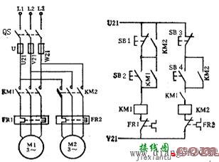 三相异步电动机顺序控制与多地控制线路  第2张