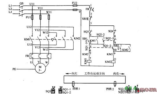 位置控制与自动循环控制线路  第4张