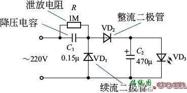 三种小夜灯电路图详解 小夜灯电路的工作原理  第1张