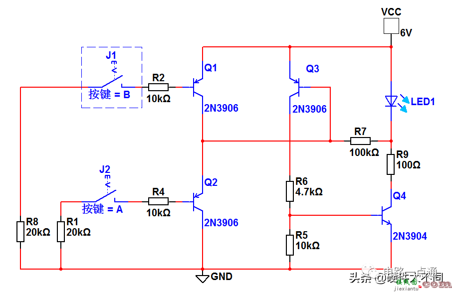 触摸开关电路原理图讲解 基于三极管的触摸开关电路设计  第7张