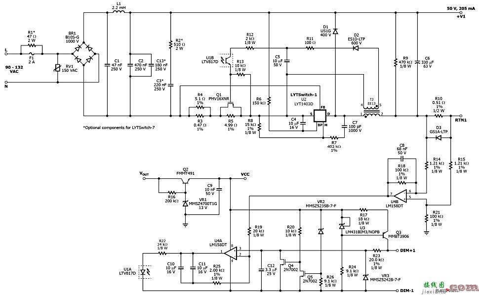 10 W 三路可调光筒灯  第2张