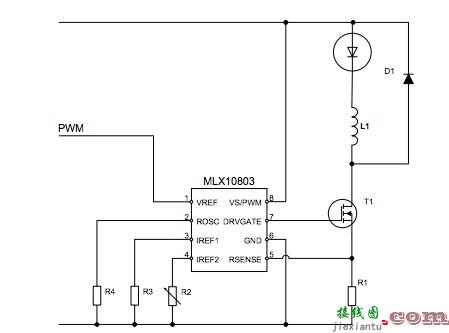 使用 MLX10803 进行 PWM 调光  第2张