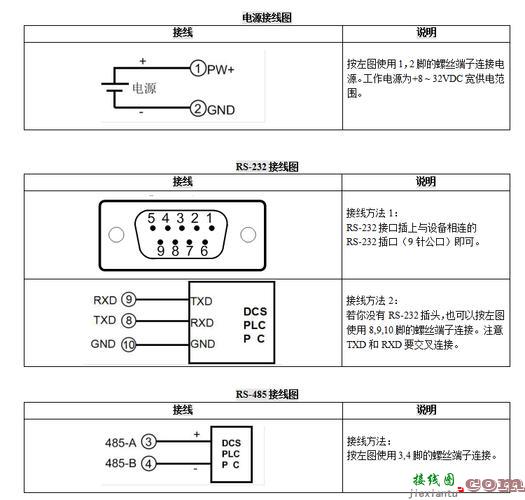 rs485总线接线示意图图片