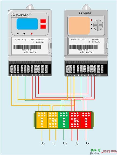 三相电度表接线图，三相电度表接线图及接线方法  第1张