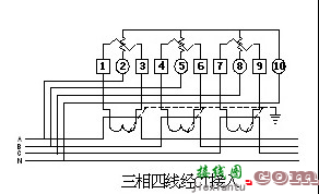 三相电度表接线图，三相电度表接线图及接线方法  第5张