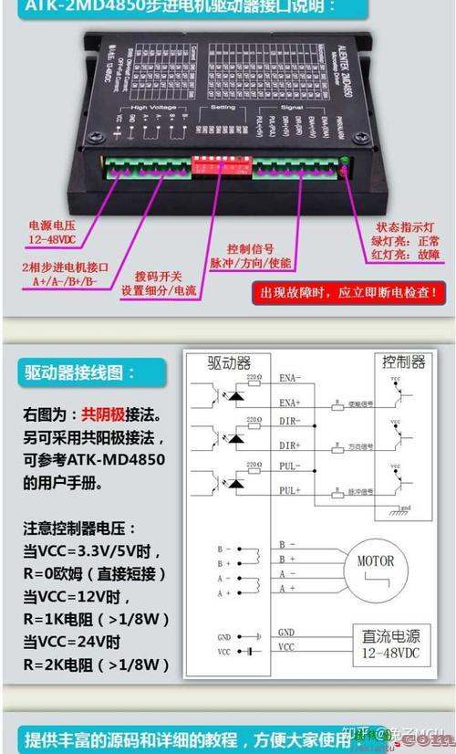 步进电机驱动器接线图，三相步进电机驱动器接线图  第1张