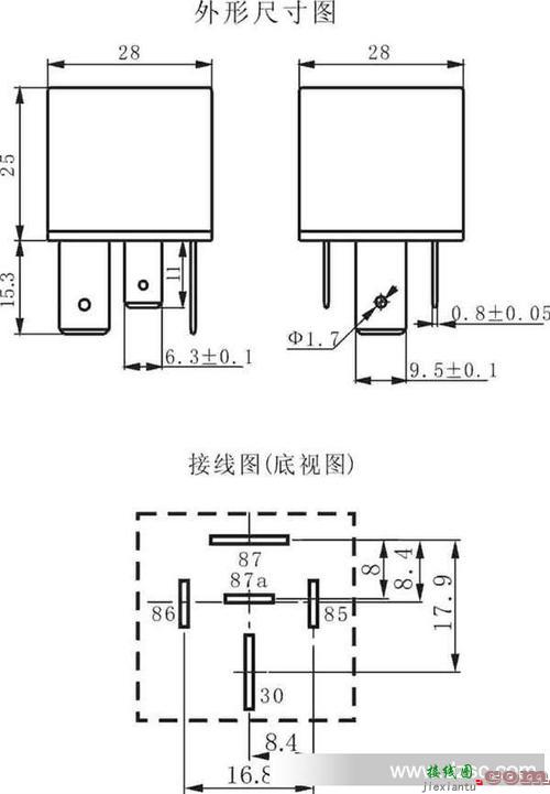 继电器工作原理接线图，欧姆龙继电器工作原理接线图  第5张