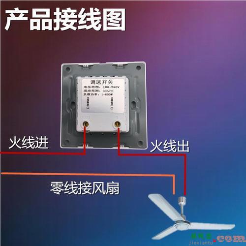 风扇调速器接线图，风扇调速器接线图解  第1张