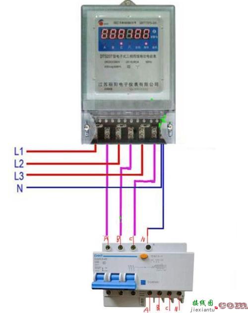 电表接线图，电表接线图偷电怎么接  第5张