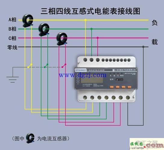 三相四线电表接线图，三相四线电表接线图/接线方法图解  第3张