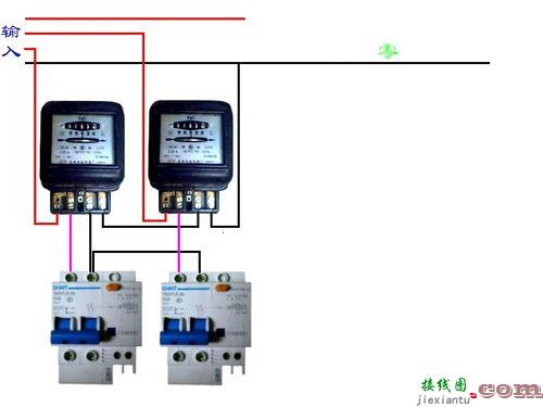 家用电表接线图，家用电表接线图示意图  第5张