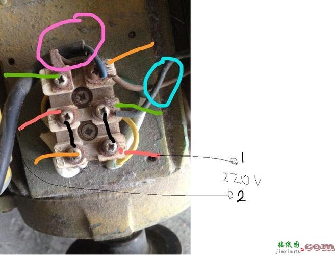 单相电机电容接线图，单相电机电容接线图和方法  第1张