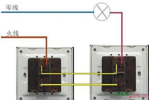 一灯多控开关接线图，一灯多控开关接线图原理图  第5张