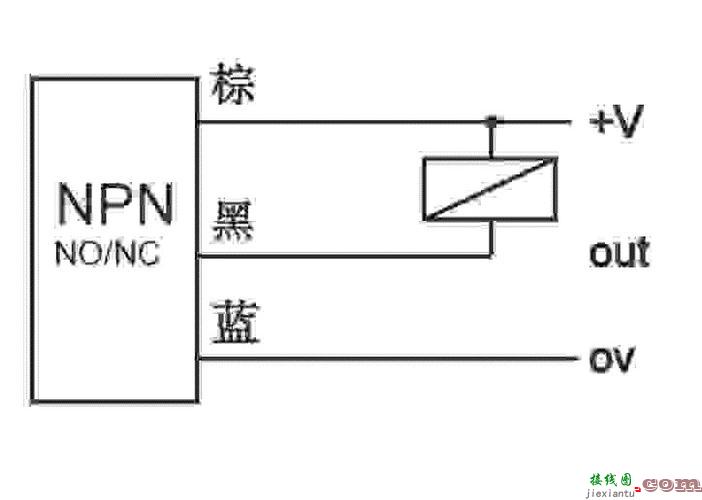 三线接近开关接线图，三线接近开关接线图解  第1张