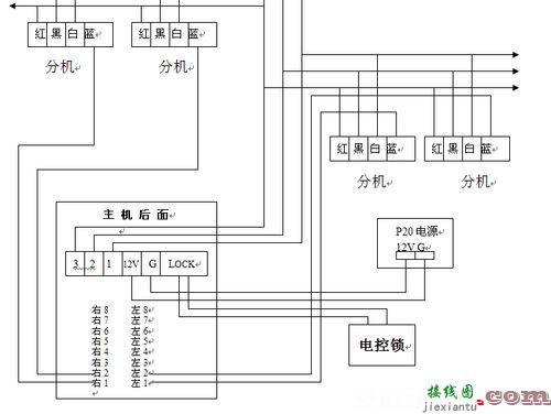 楼宇对讲系统接线图，楼宇对讲系统接线图解  第1张