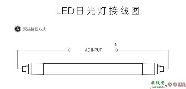 led灯管接线图，光管改led灯管接线图  第3张