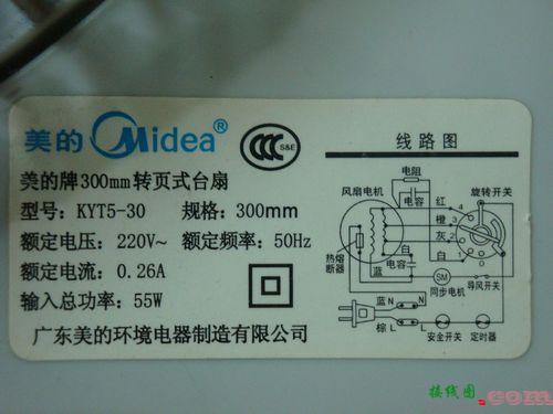 家用电风扇接线图，家用电风扇接线图解  第3张