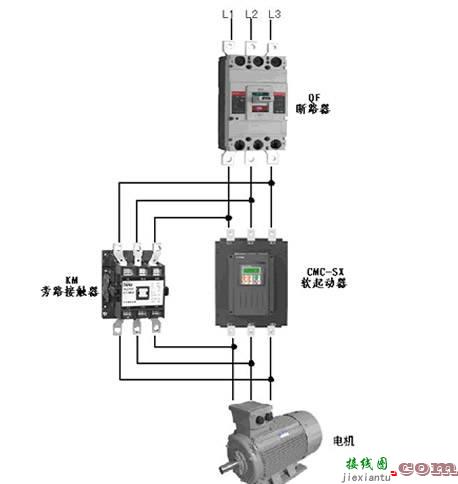 软启动器接线图，施耐德软启动器接线图  第1张