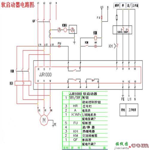 软启动器接线图，施耐德软启动器接线图  第7张