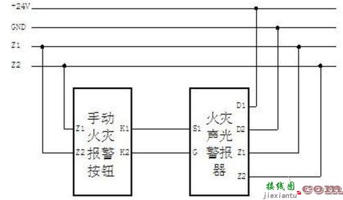 声光报警器接线图，声光报警器接线图解  第1张