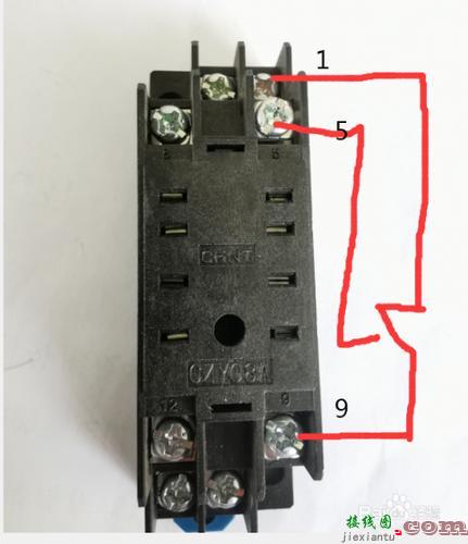 中间继电器接线图解，jz744中间继电器实物接线  第5张