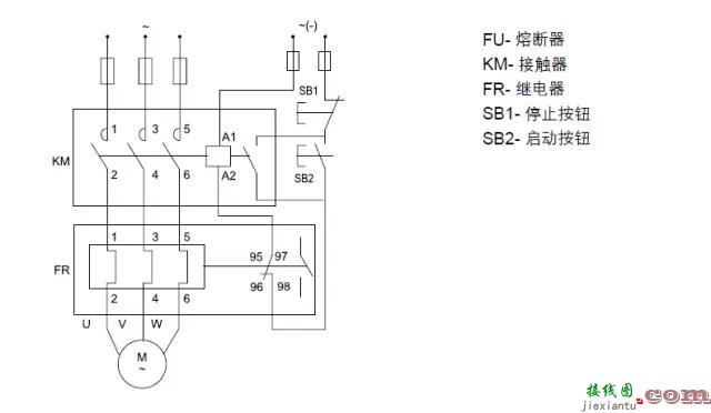 继电器工作原理电路图，220v时间继电器接线图  第7张