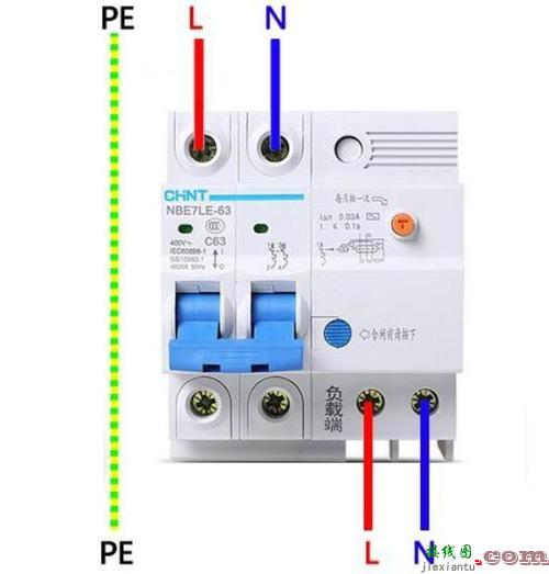 漏电断路器接线图，家用漏电保护器接线图  第5张