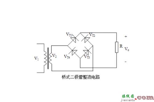 桥式整流二极管，四个二极管整流电路图原理  第7张