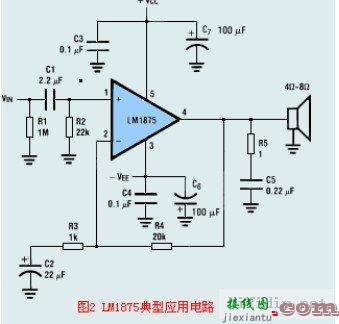 lm1875功放电路图，8002b功放接线图  第1张