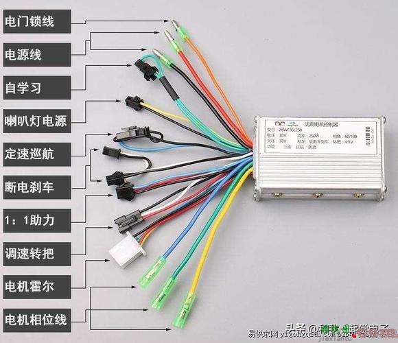 电动车控制器接线图，电动车控制器电路板  第1张