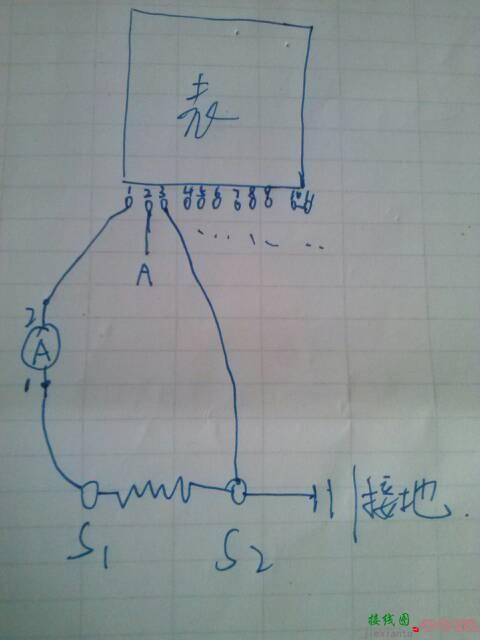 电度表接线图，脉冲电表接线方法  第1张