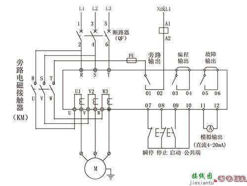 软启动器接线实物图，在线软启动器接线实物图  第3张