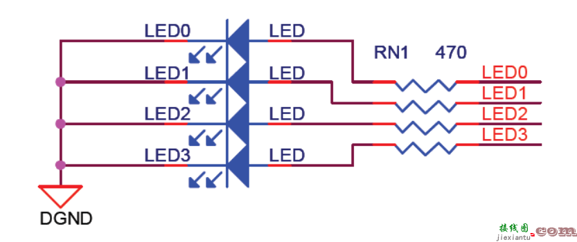 led灯电路图原理图解，太阳能led灯电路图原理图解  第1张