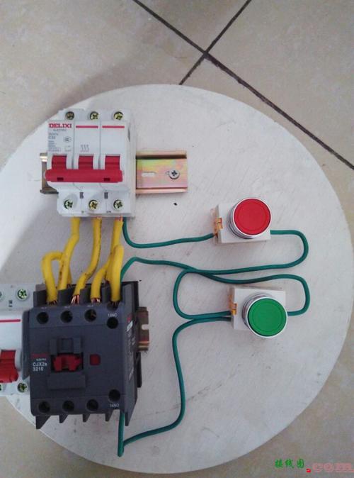 接触器实物接线原理，接触器实物接线原理图  第3张