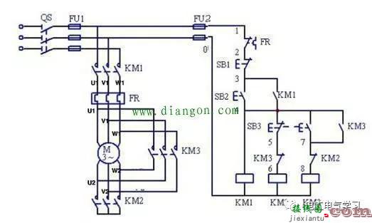 电机星三角启动电路图，电机星三角启动电路图讲解  第3张