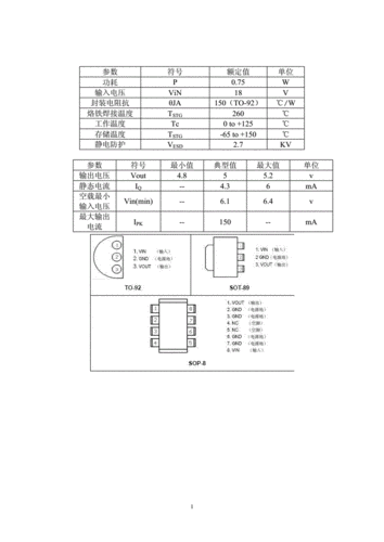 78m05引脚图和参数，78M05引脚图和参数  第1张