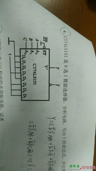 74ls151引脚图及功能，74ls290引脚图及功能  第1张